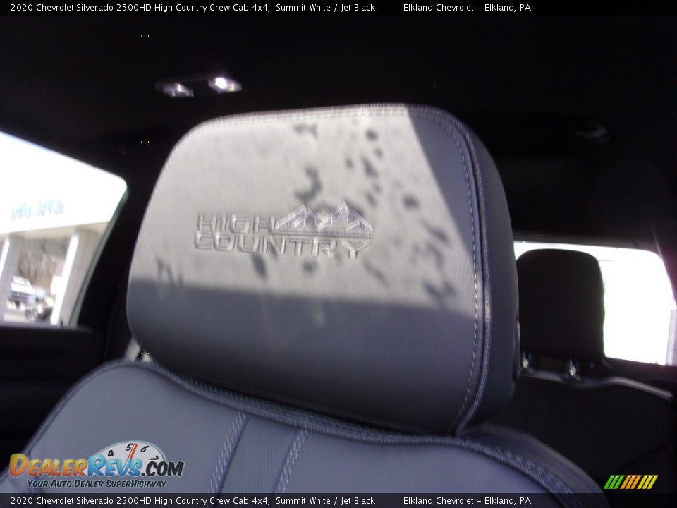 2020 Chevrolet Silverado 2500HD High Country Crew Cab 4x4 Summit White / Jet Black Photo #36
