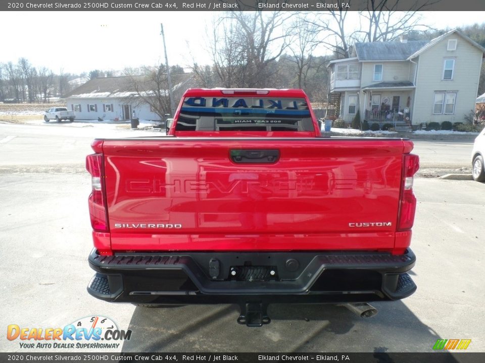 2020 Chevrolet Silverado 2500HD Custom Crew Cab 4x4 Red Hot / Jet Black Photo #8