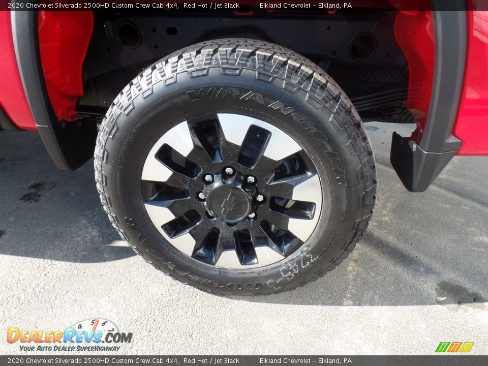 2020 Chevrolet Silverado 2500HD Custom Crew Cab 4x4 Red Hot / Jet Black Photo #11