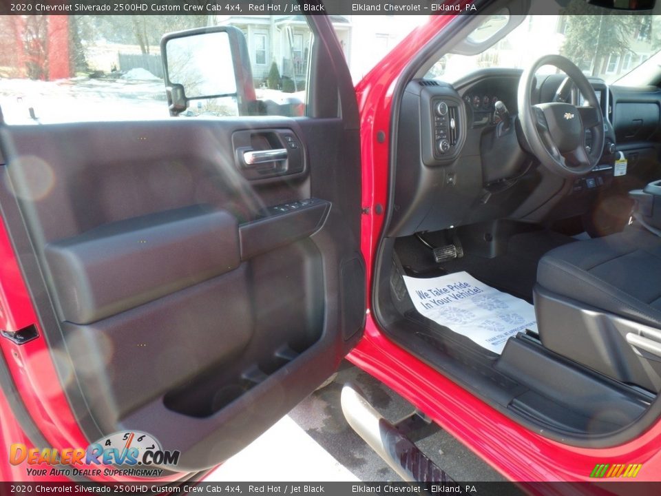 2020 Chevrolet Silverado 2500HD Custom Crew Cab 4x4 Red Hot / Jet Black Photo #14