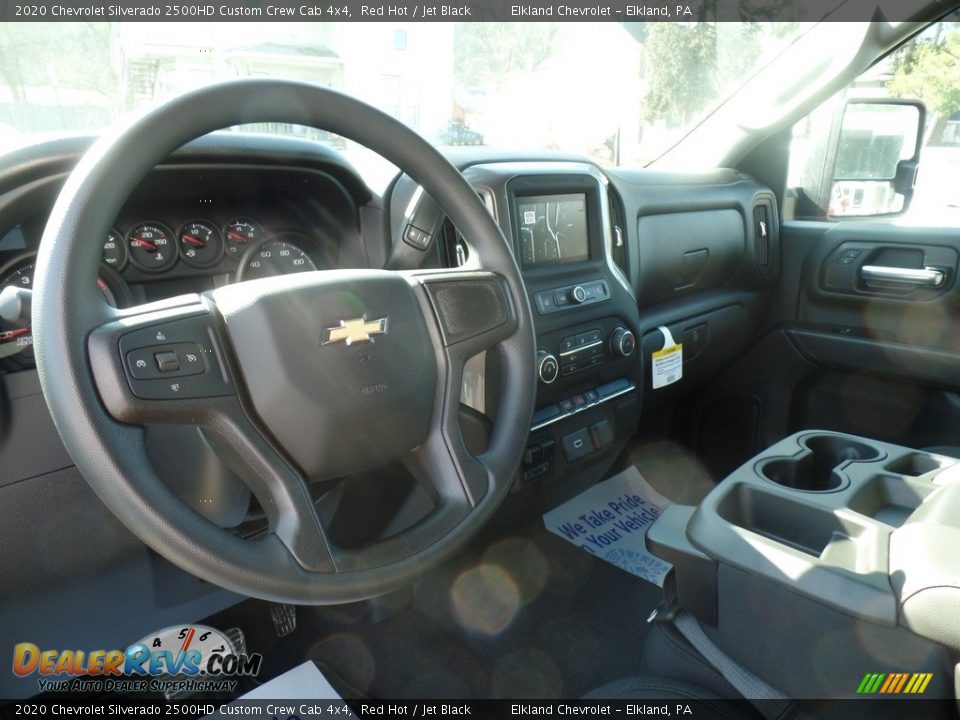 2020 Chevrolet Silverado 2500HD Custom Crew Cab 4x4 Red Hot / Jet Black Photo #19