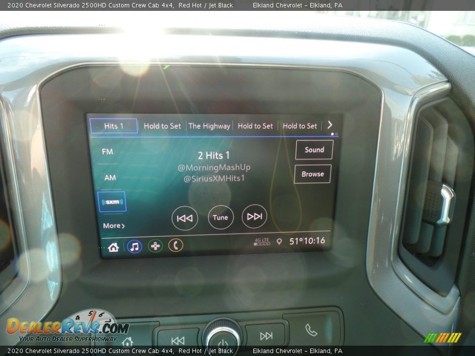 2020 Chevrolet Silverado 2500HD Custom Crew Cab 4x4 Red Hot / Jet Black Photo #27
