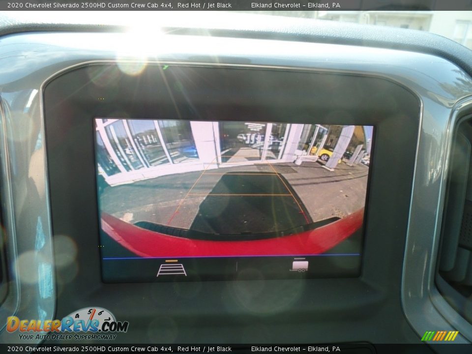 2020 Chevrolet Silverado 2500HD Custom Crew Cab 4x4 Red Hot / Jet Black Photo #28