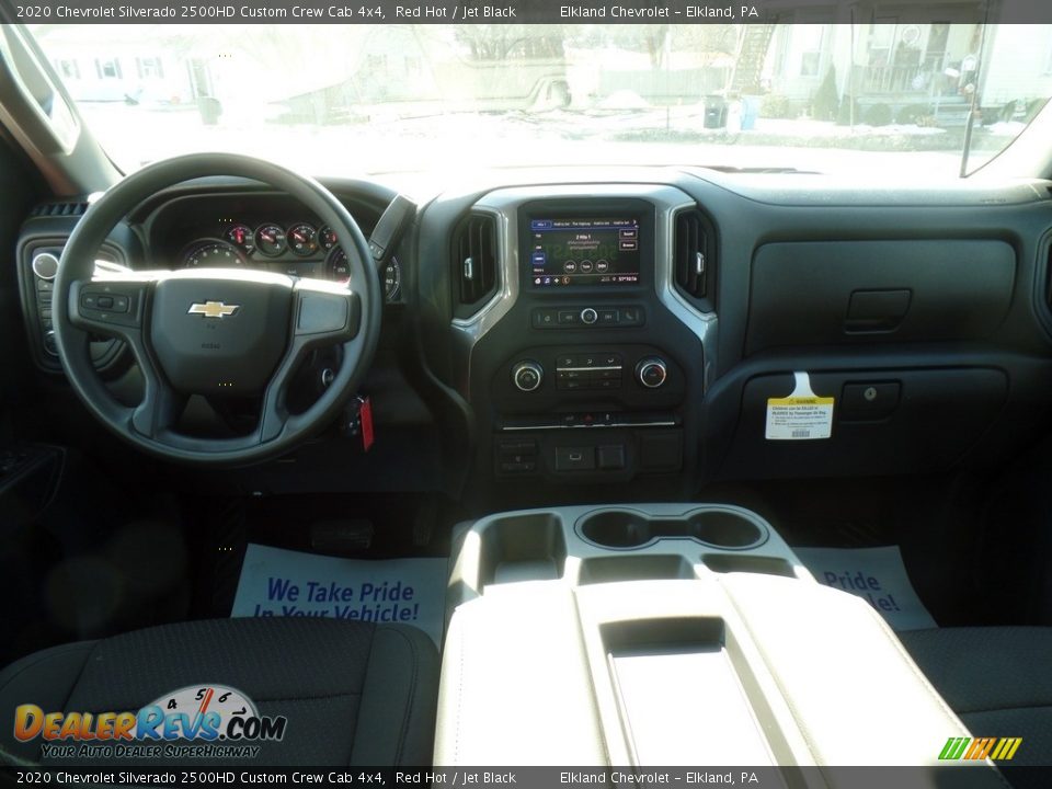 2020 Chevrolet Silverado 2500HD Custom Crew Cab 4x4 Red Hot / Jet Black Photo #31
