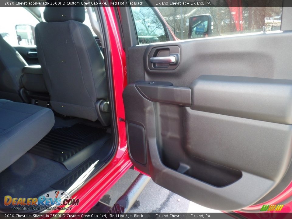 2020 Chevrolet Silverado 2500HD Custom Crew Cab 4x4 Red Hot / Jet Black Photo #35