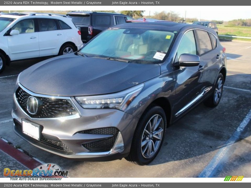 2020 Acura RDX Technology Modern Steel Metallic / Graystone Photo #3