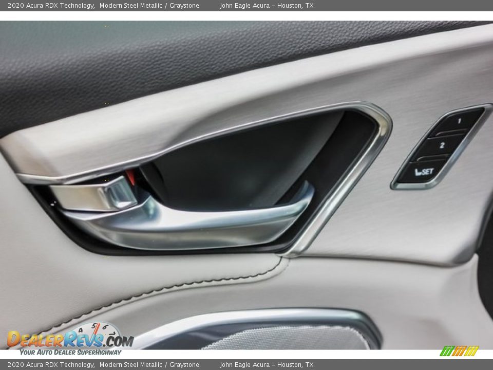 2020 Acura RDX Technology Modern Steel Metallic / Graystone Photo #12