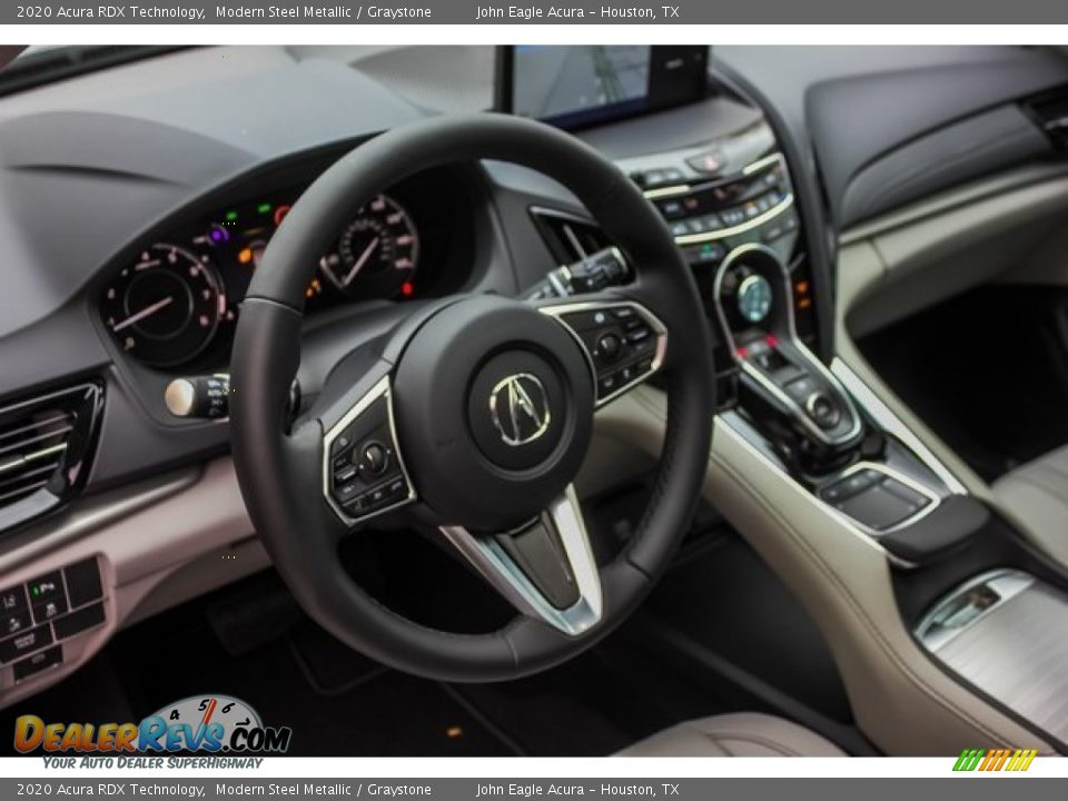 2020 Acura RDX Technology Modern Steel Metallic / Graystone Photo #36