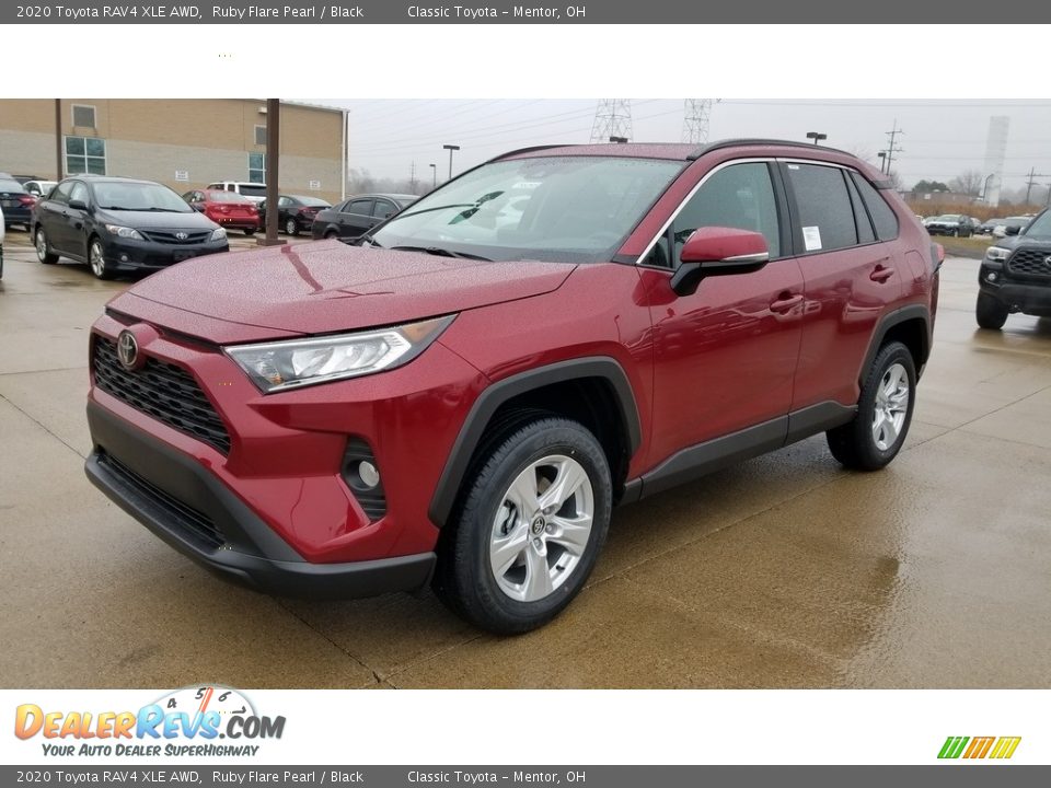 2020 Toyota RAV4 XLE AWD Ruby Flare Pearl / Black Photo #1