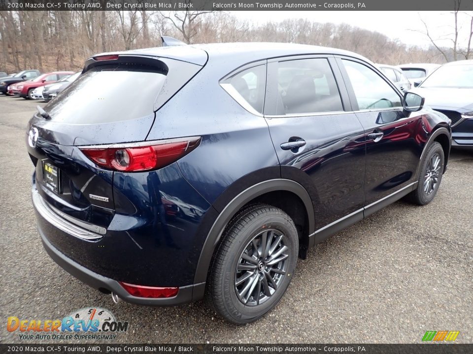 2020 Mazda CX-5 Touring AWD Deep Crystal Blue Mica / Black Photo #2