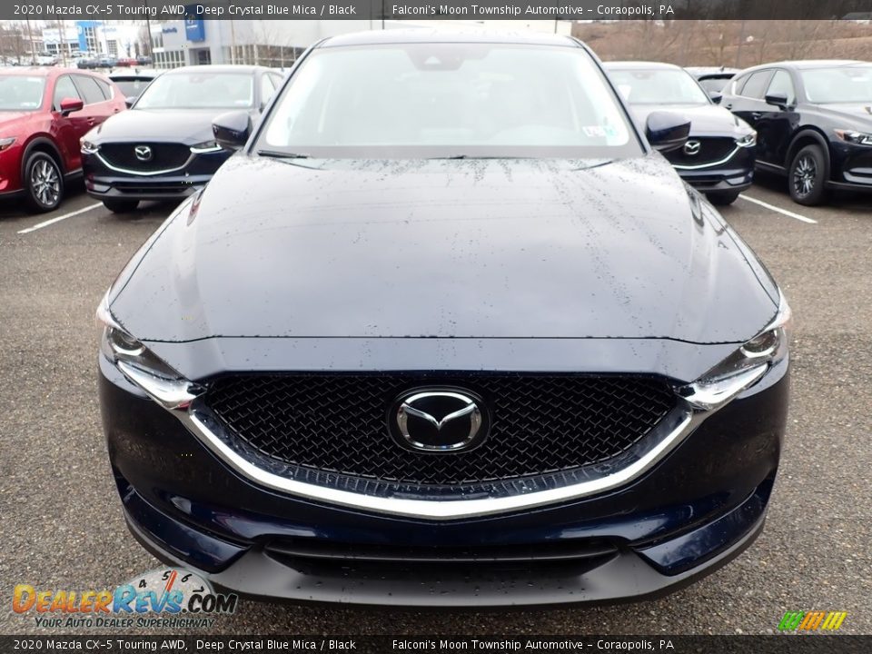 2020 Mazda CX-5 Touring AWD Deep Crystal Blue Mica / Black Photo #4