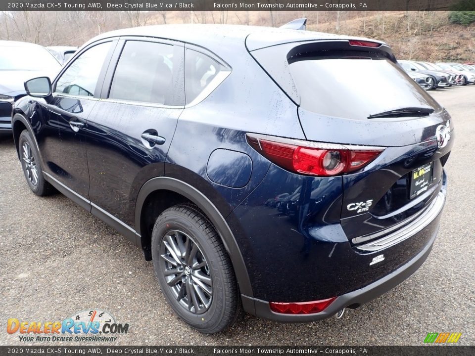 2020 Mazda CX-5 Touring AWD Deep Crystal Blue Mica / Black Photo #6