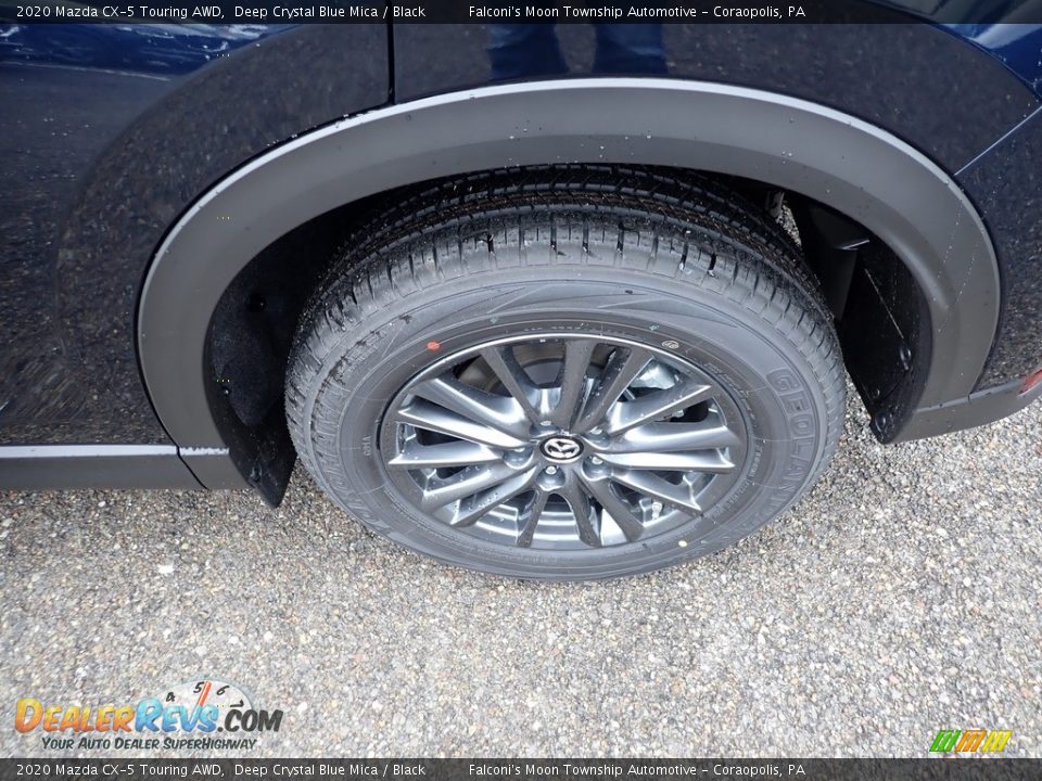 2020 Mazda CX-5 Touring AWD Deep Crystal Blue Mica / Black Photo #7