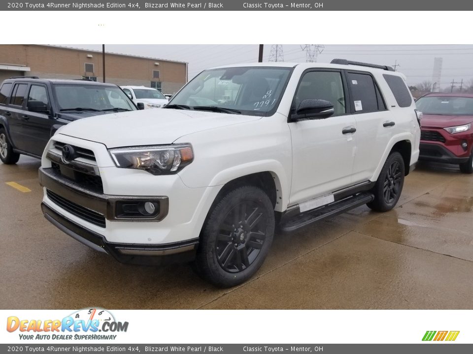 2020 Toyota 4Runner Nightshade Edition 4x4 Blizzard White Pearl / Black Photo #1