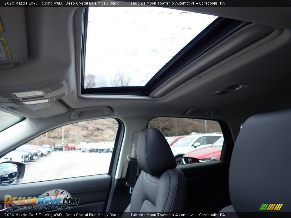 2020 Mazda CX-5 Touring AWD Deep Crystal Blue Mica / Black Photo #13