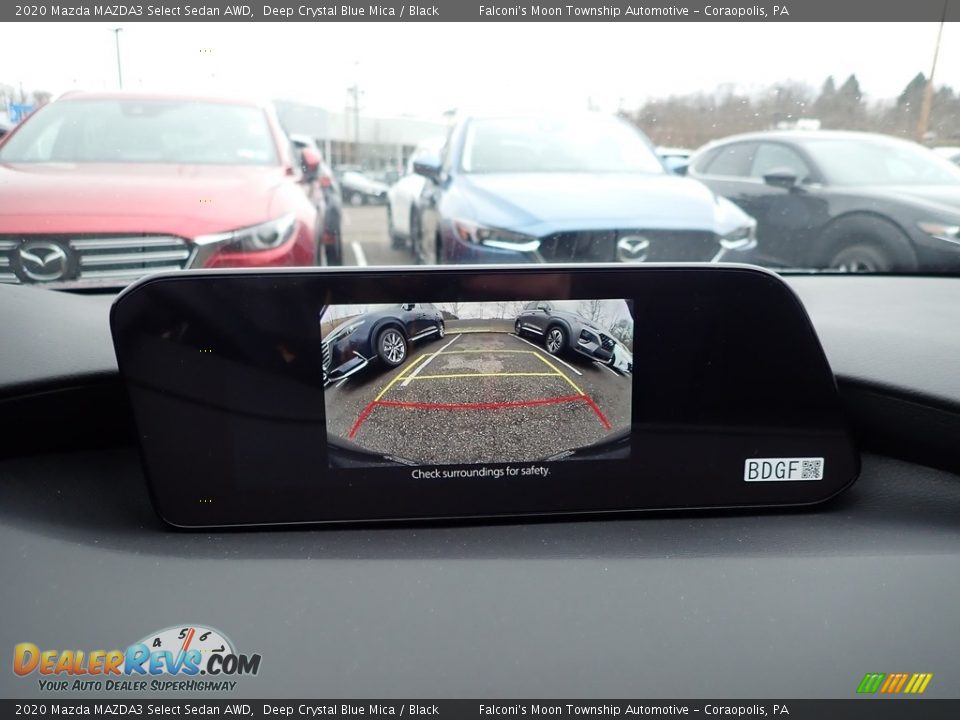 2020 Mazda MAZDA3 Select Sedan AWD Deep Crystal Blue Mica / Black Photo #13