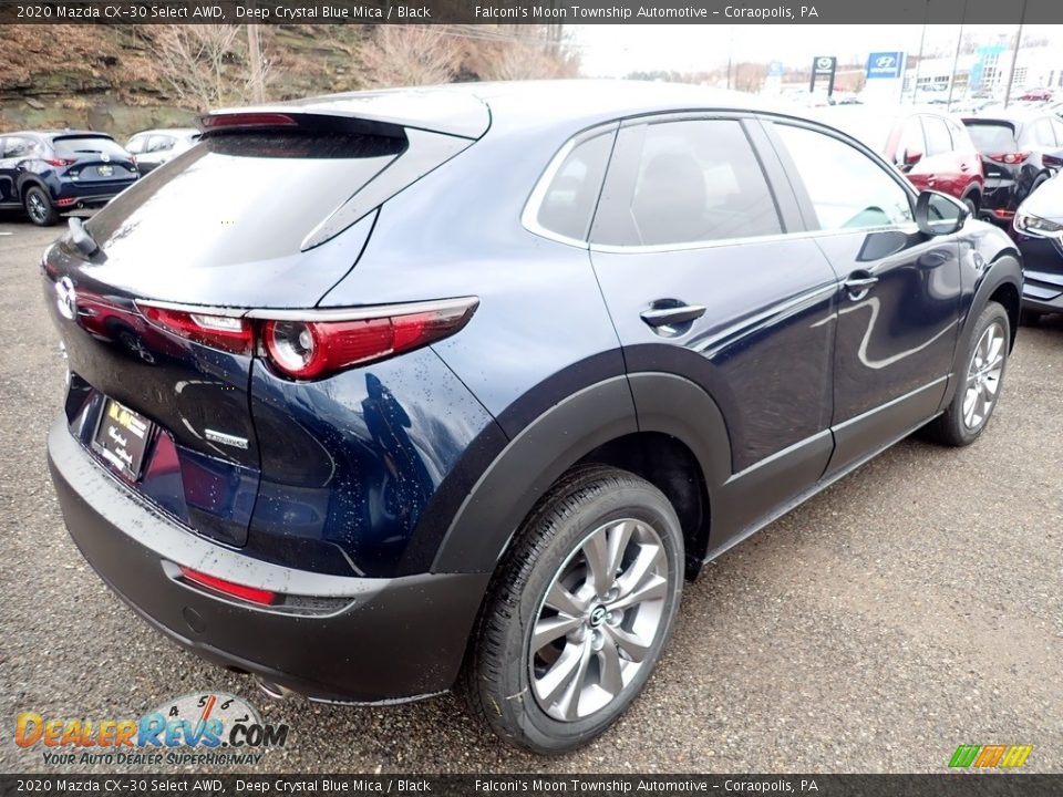 2020 Mazda CX-30 Select AWD Deep Crystal Blue Mica / Black Photo #2