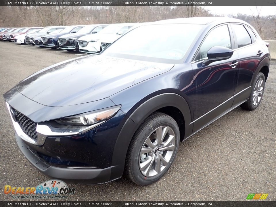 2020 Mazda CX-30 Select AWD Deep Crystal Blue Mica / Black Photo #5