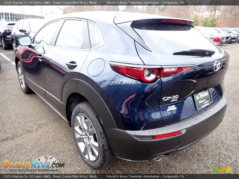 2020 Mazda CX-30 Select AWD Deep Crystal Blue Mica / Black Photo #6