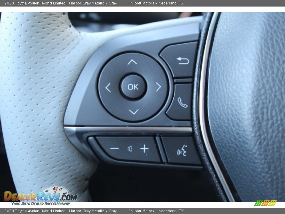 2020 Toyota Avalon Hybrid Limited Harbor Gray Metallic / Gray Photo #11