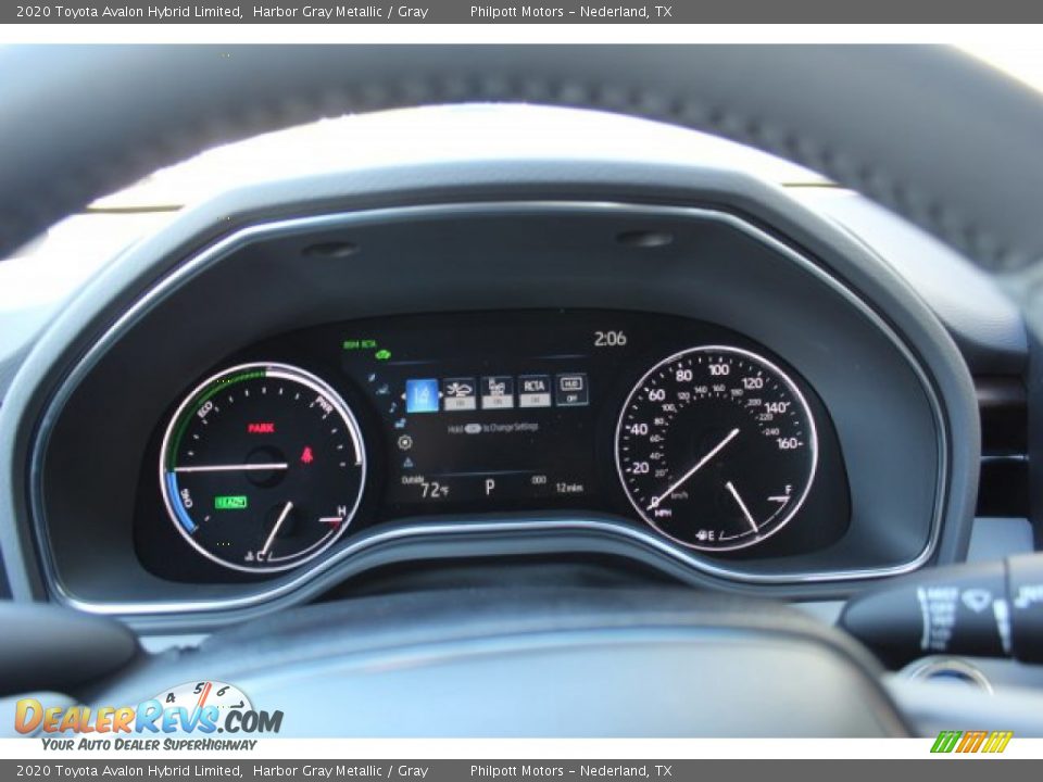 2020 Toyota Avalon Hybrid Limited Harbor Gray Metallic / Gray Photo #13