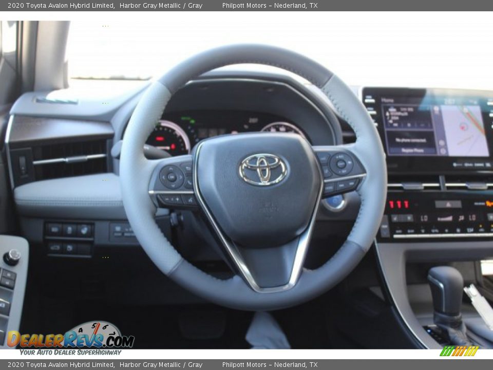 2020 Toyota Avalon Hybrid Limited Harbor Gray Metallic / Gray Photo #23