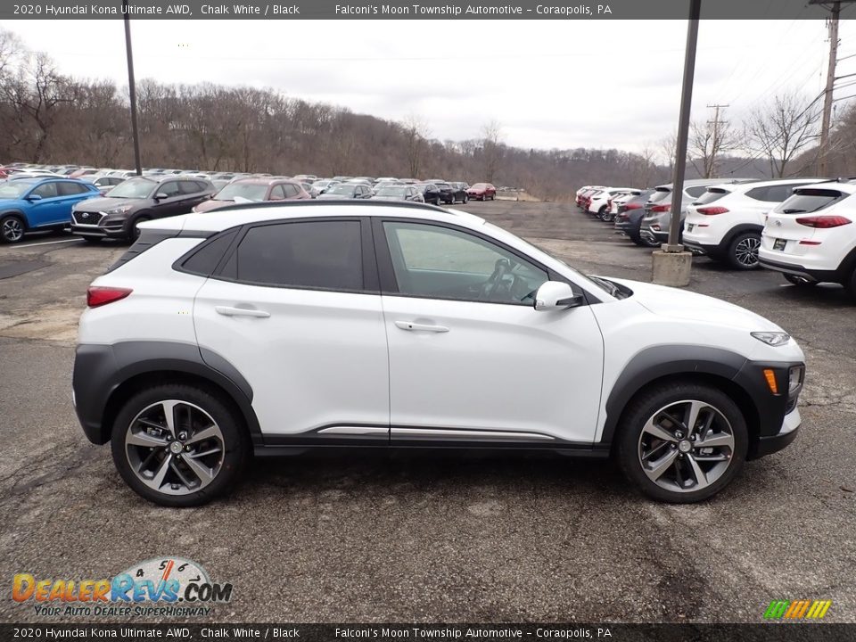 2020 Hyundai Kona Ultimate AWD Chalk White / Black Photo #1