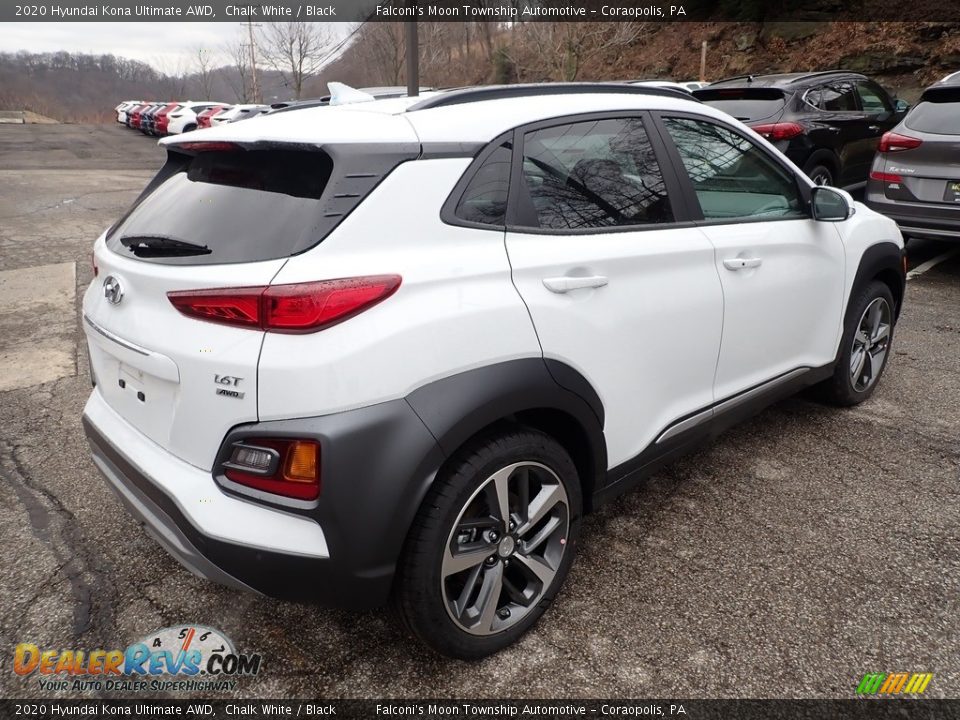 2020 Hyundai Kona Ultimate AWD Chalk White / Black Photo #2