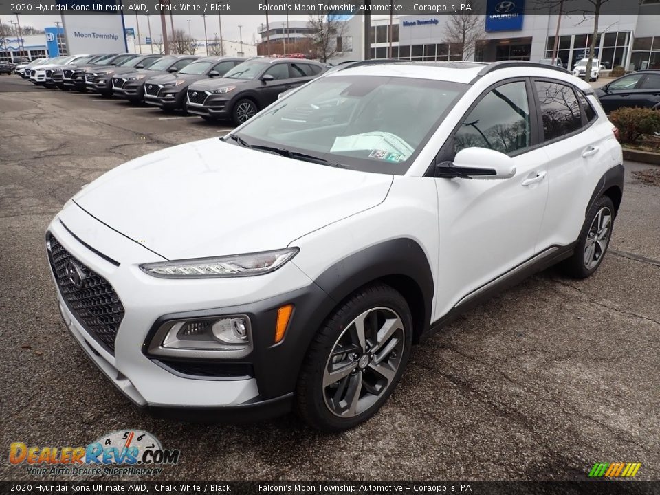 2020 Hyundai Kona Ultimate AWD Chalk White / Black Photo #5