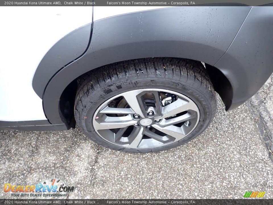 2020 Hyundai Kona Ultimate AWD Chalk White / Black Photo #7