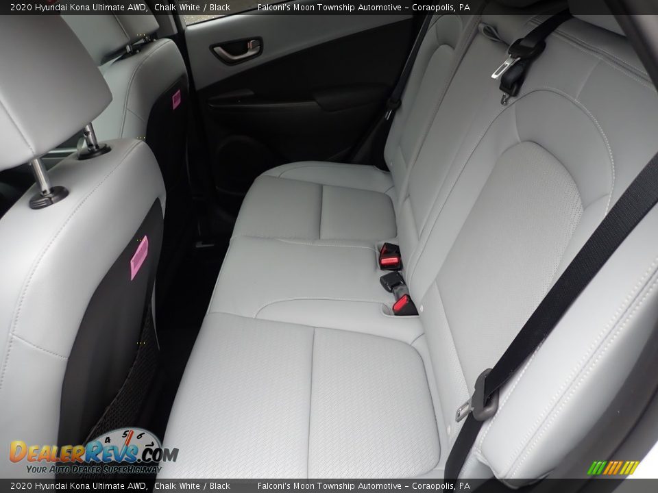 2020 Hyundai Kona Ultimate AWD Chalk White / Black Photo #8