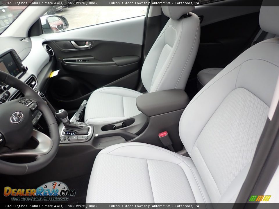 2020 Hyundai Kona Ultimate AWD Chalk White / Black Photo #10