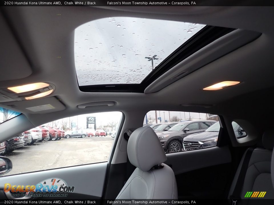 2020 Hyundai Kona Ultimate AWD Chalk White / Black Photo #13