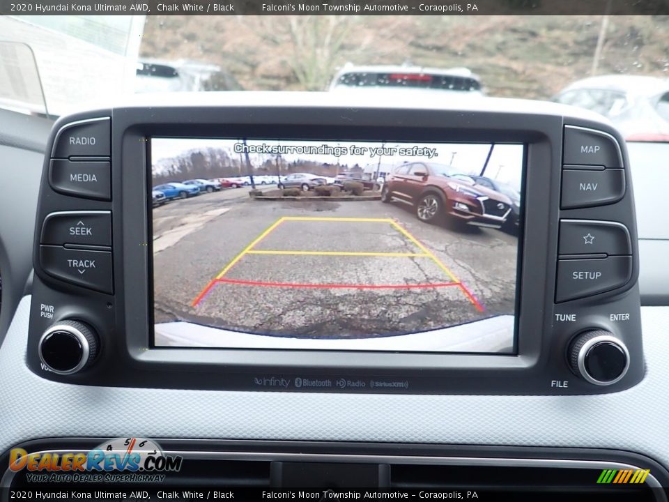 2020 Hyundai Kona Ultimate AWD Chalk White / Black Photo #15