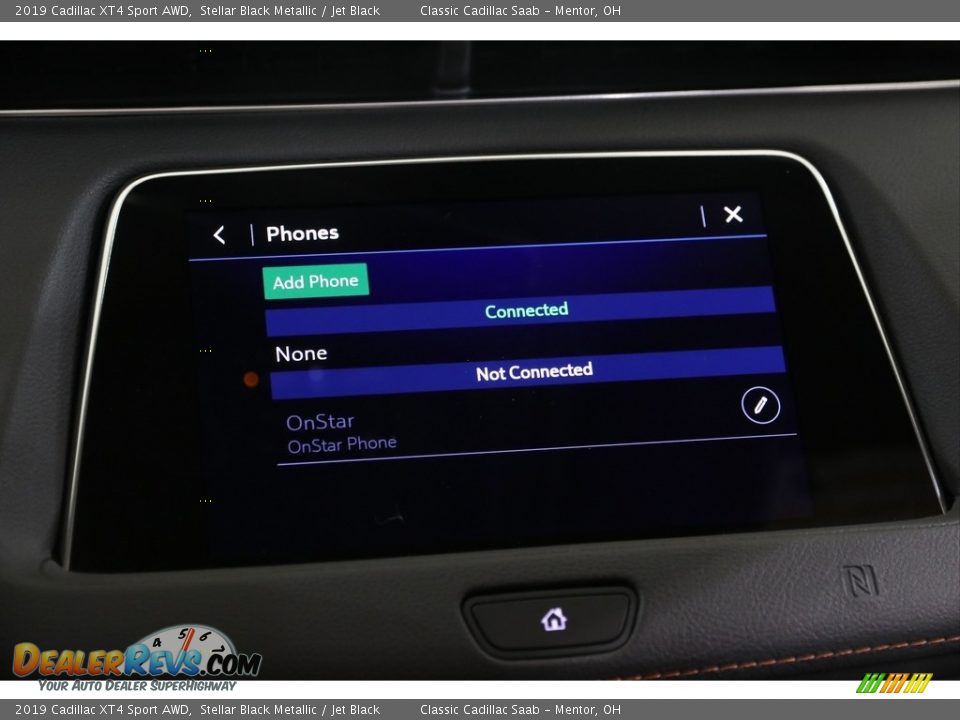 2019 Cadillac XT4 Sport AWD Stellar Black Metallic / Jet Black Photo #14