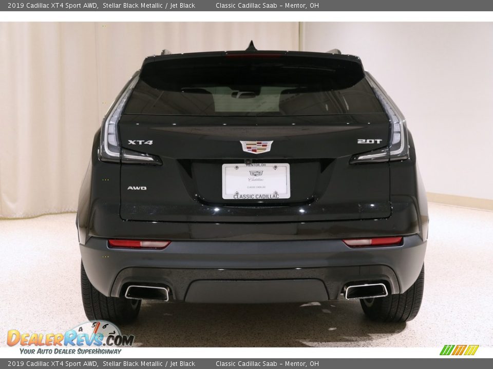 2019 Cadillac XT4 Sport AWD Stellar Black Metallic / Jet Black Photo #22