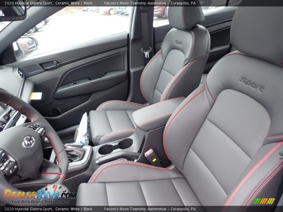 Front Seat of 2020 Hyundai Elantra Sport Photo #11