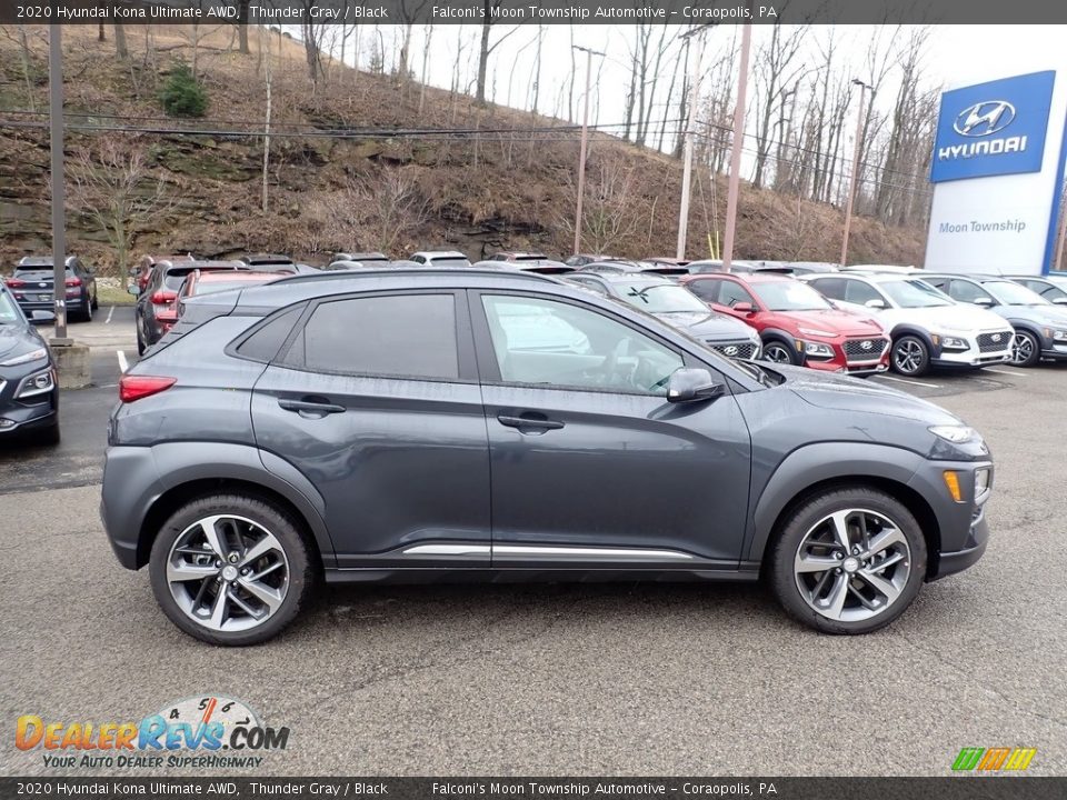 2020 Hyundai Kona Ultimate AWD Thunder Gray / Black Photo #1