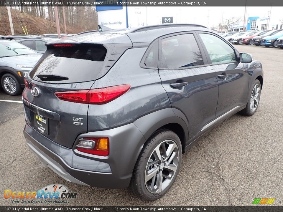 2020 Hyundai Kona Ultimate AWD Thunder Gray / Black Photo #2