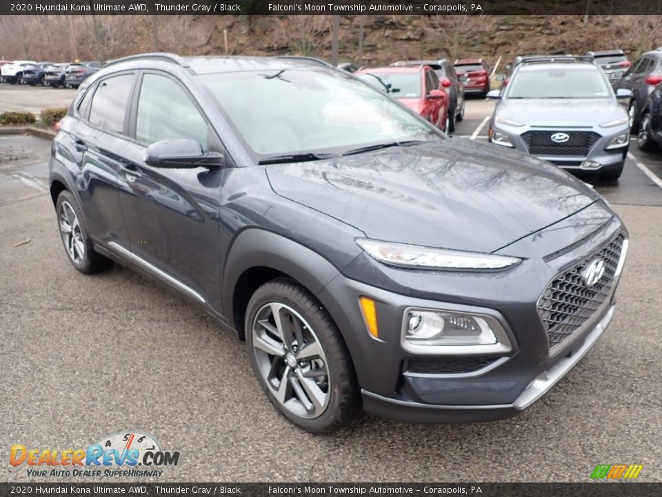 Front 3/4 View of 2020 Hyundai Kona Ultimate AWD Photo #3