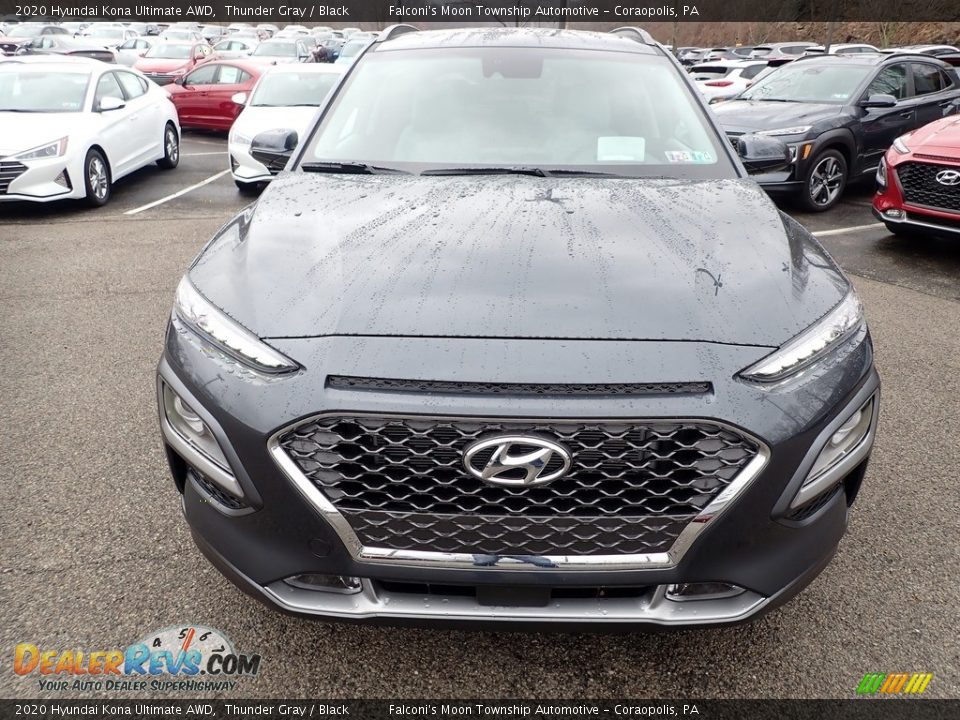 2020 Hyundai Kona Ultimate AWD Thunder Gray / Black Photo #4