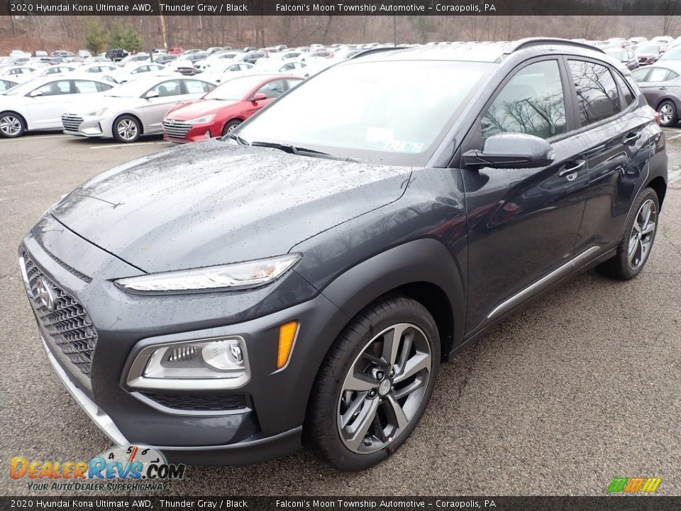 Thunder Gray 2020 Hyundai Kona Ultimate AWD Photo #5