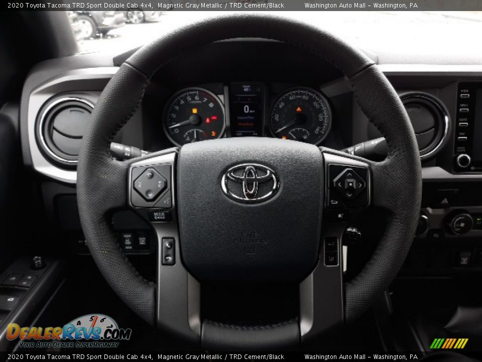 2020 Toyota Tacoma TRD Sport Double Cab 4x4 Steering Wheel Photo #4