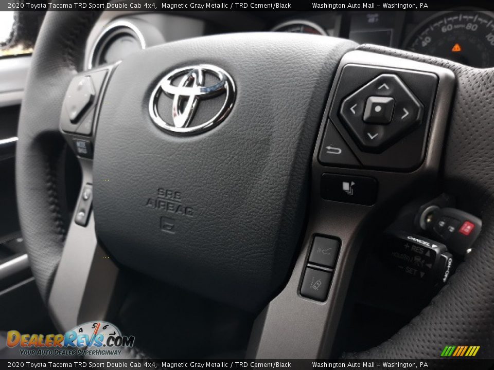 2020 Toyota Tacoma TRD Sport Double Cab 4x4 Steering Wheel Photo #6