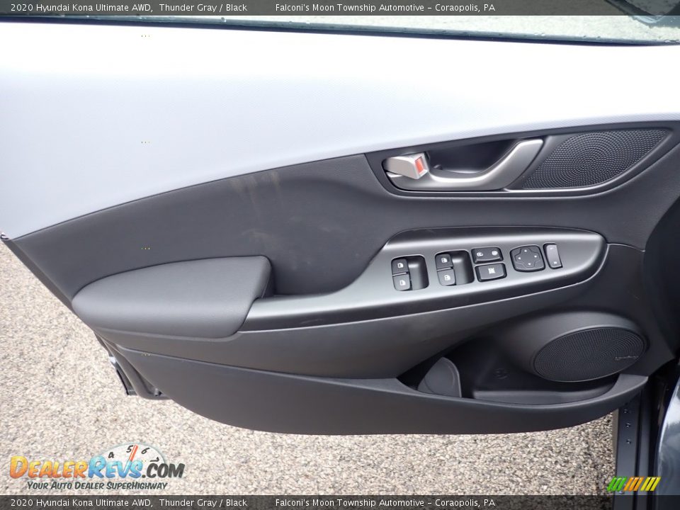2020 Hyundai Kona Ultimate AWD Thunder Gray / Black Photo #11