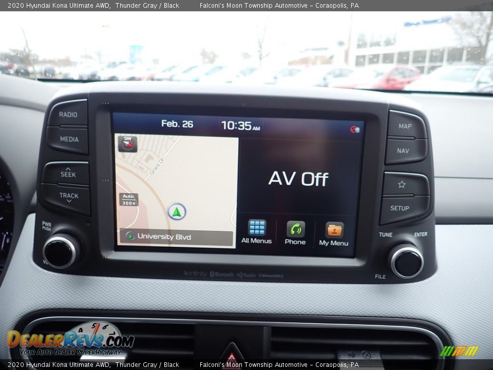 Controls of 2020 Hyundai Kona Ultimate AWD Photo #14
