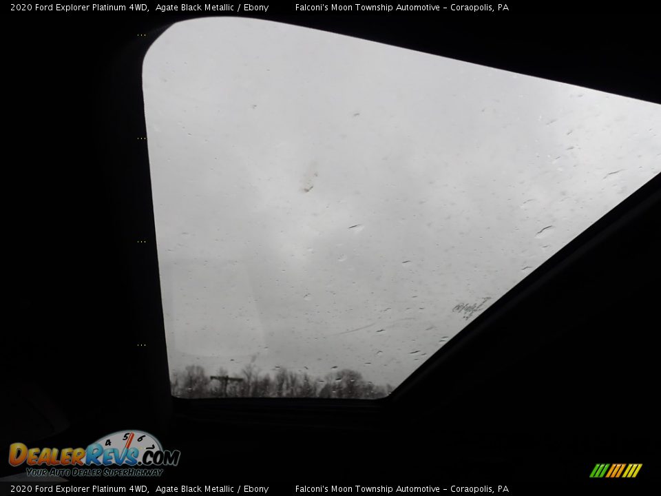 2020 Ford Explorer Platinum 4WD Agate Black Metallic / Ebony Photo #15
