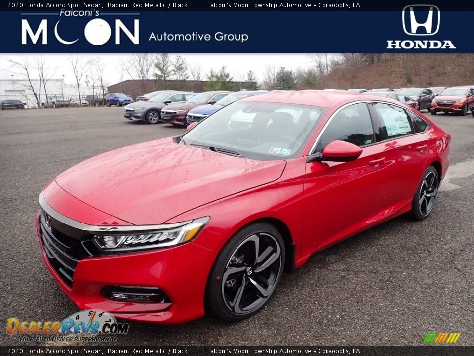 2020 Honda Accord Sport Sedan Radiant Red Metallic / Black Photo #1