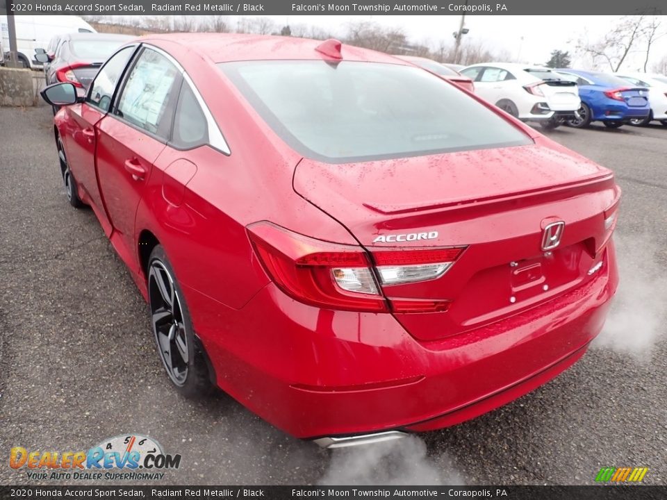 2020 Honda Accord Sport Sedan Radiant Red Metallic / Black Photo #2