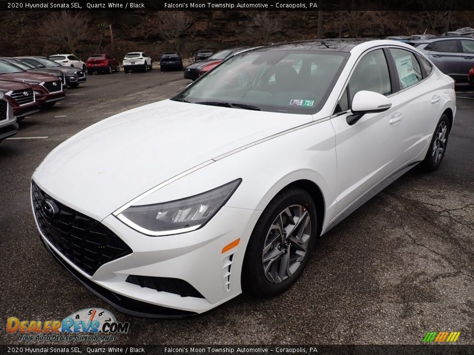2020 Hyundai Sonata SEL Quartz White / Black Photo #5